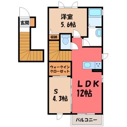 野木駅 徒歩22分 2階の物件間取画像